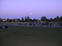Moonrise over Cambridge